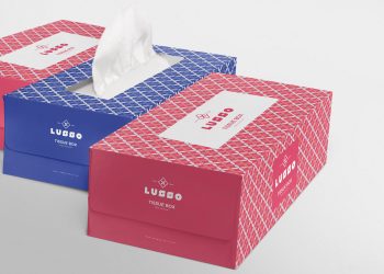 Free Premium Tissue Box Mockup