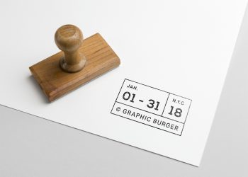 Rubber Stamp PSD Mock-Up