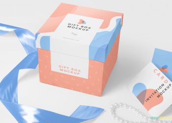 Free Luxury Gift Mockup