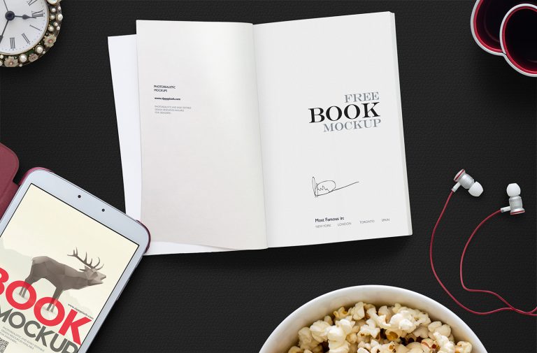 Square PSD Hardcover Book Mockup | Mockup World HQ