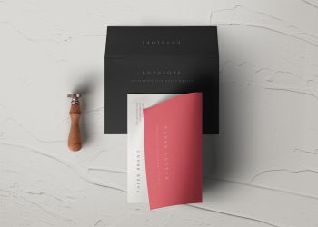 PSD Invitation Envelope Mockup