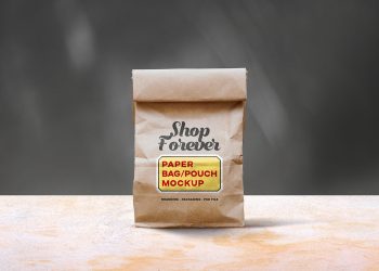 Paper Bag Mockup PSD