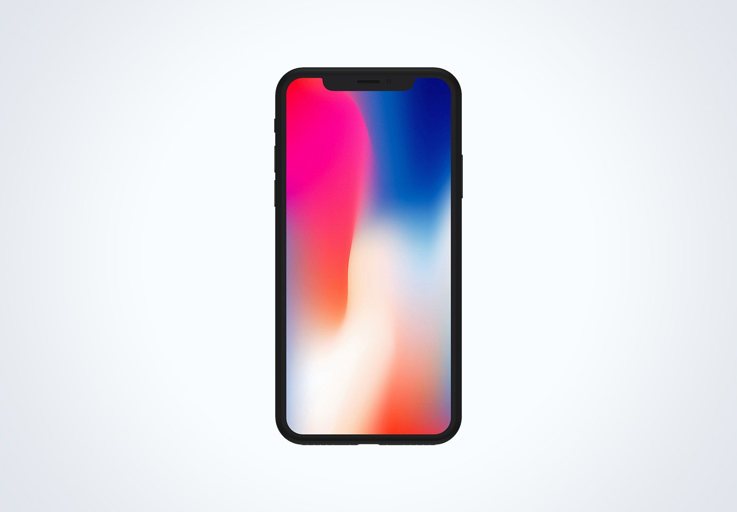 iPhone X Front View Mockup