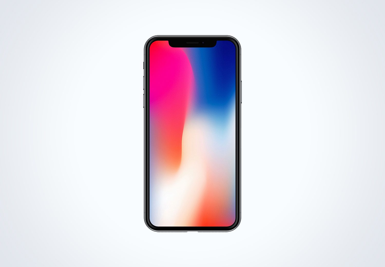 iPhone X Front View Mockup
