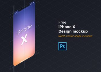 Free iPhone X Design Mockup