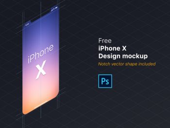 Free iPhone X Design Mockup