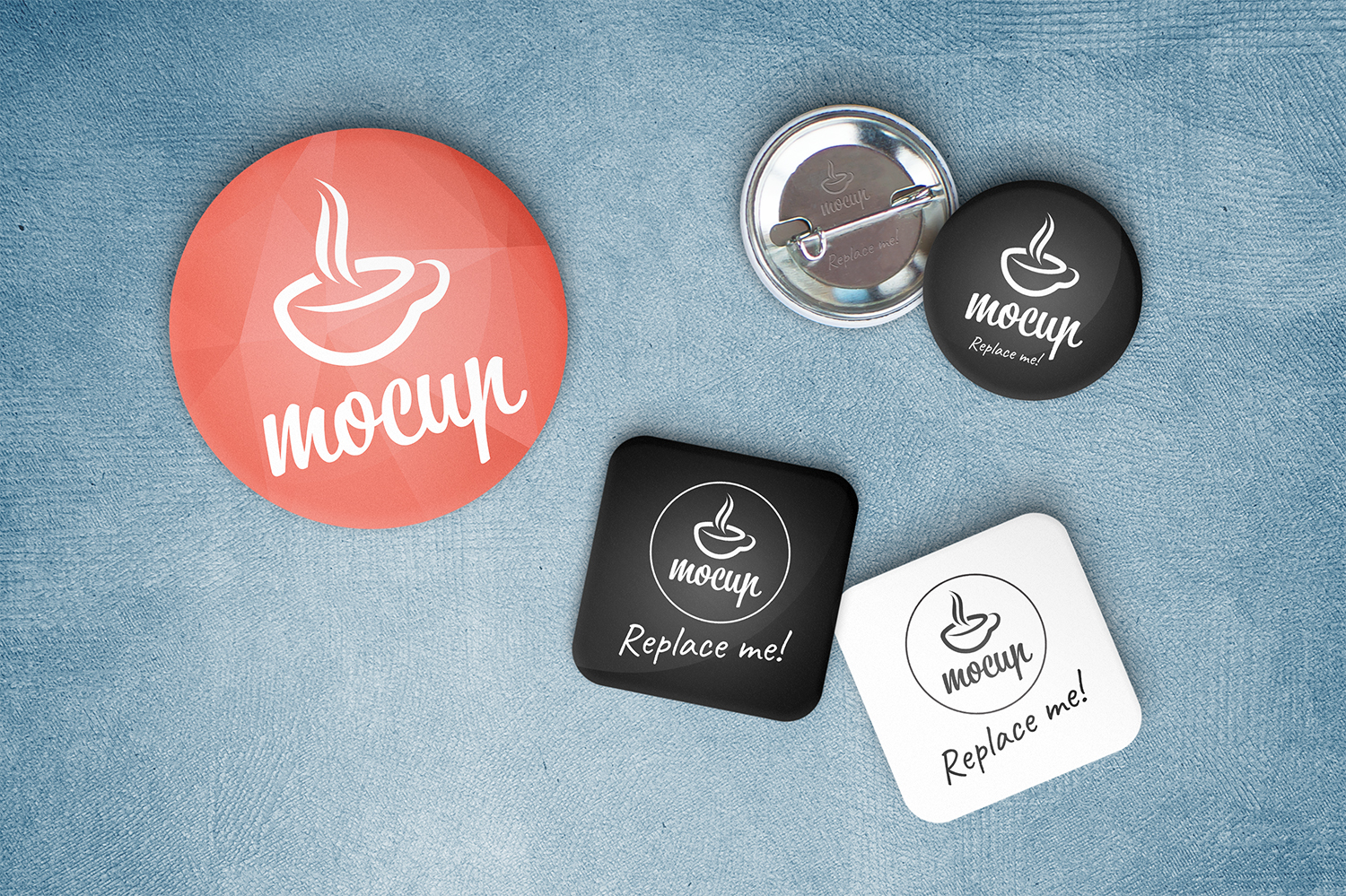 Button Badge Mockup Generator