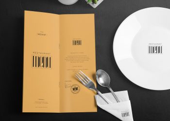 Free Sophisticated Menu Mockup