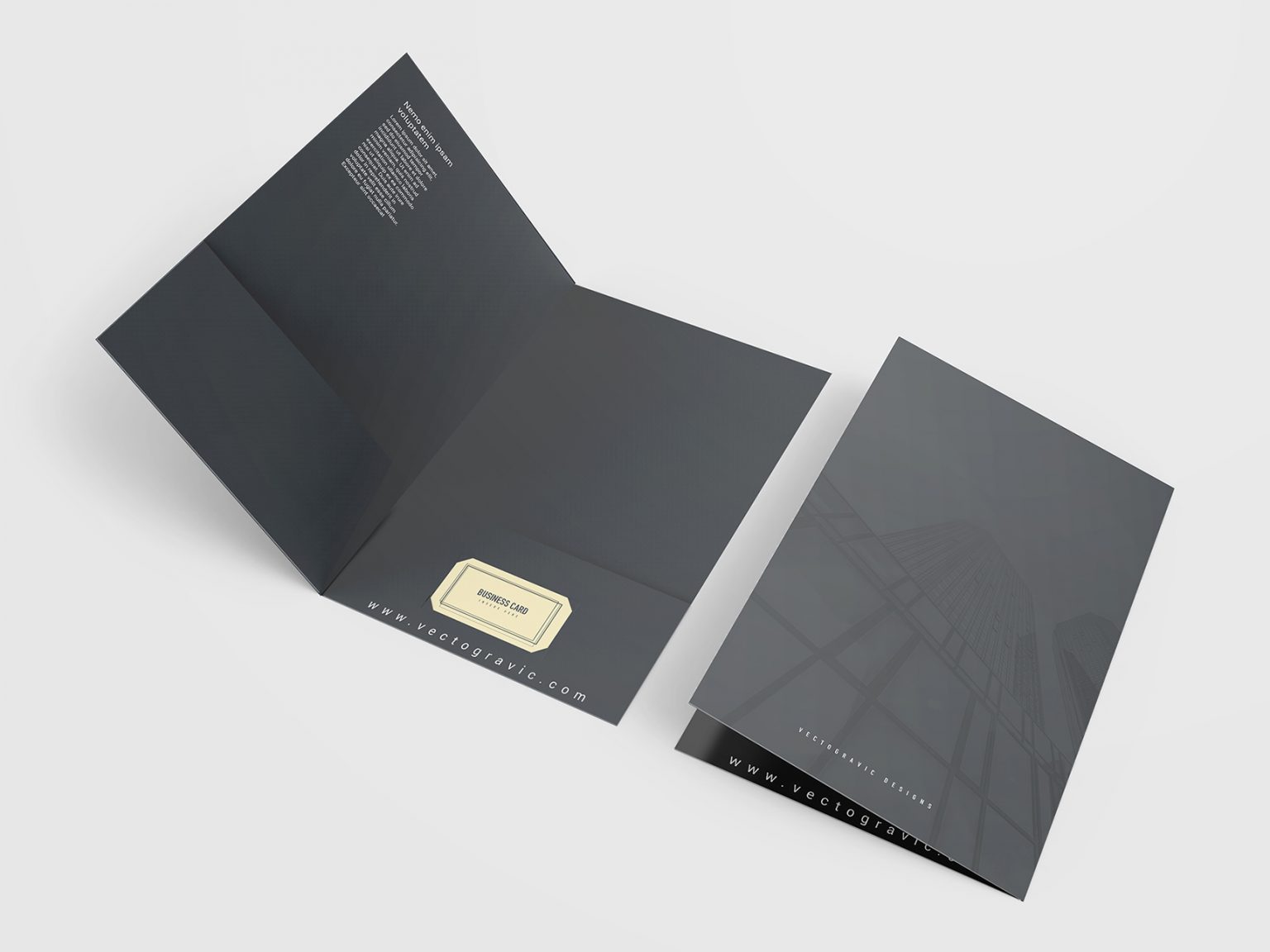Free Presentation Folder Mockups | Mockup World HQ