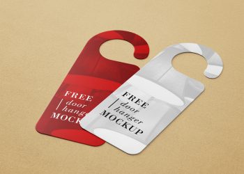 Free Door Hanger Mockup