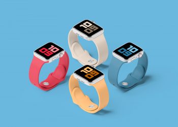 Apple Watch Series 5 Set Mockup