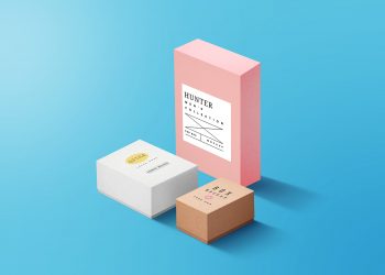 Boxes Packaging Mockup PSD