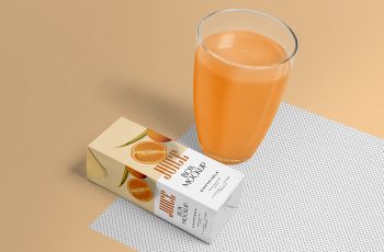 Free Healthy Juice Packaging Mockup