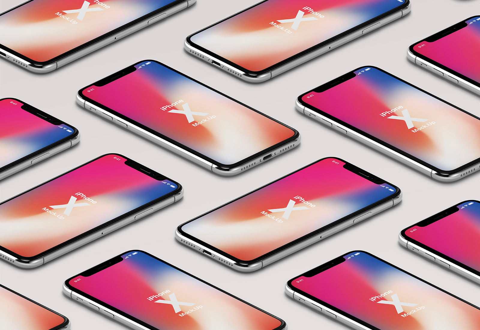 Download Isometric iPhone X/11 Pro PSD Mockup | Mockup World HQ