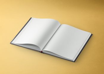 Dust Jacket Book Mockup PSD