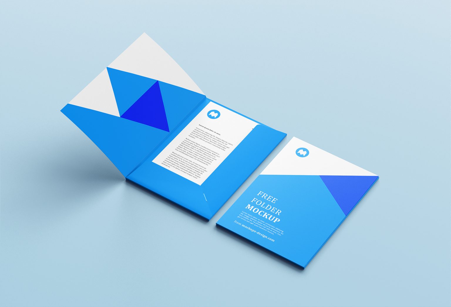Free Brand Folder Mockup | Mockup World HQ