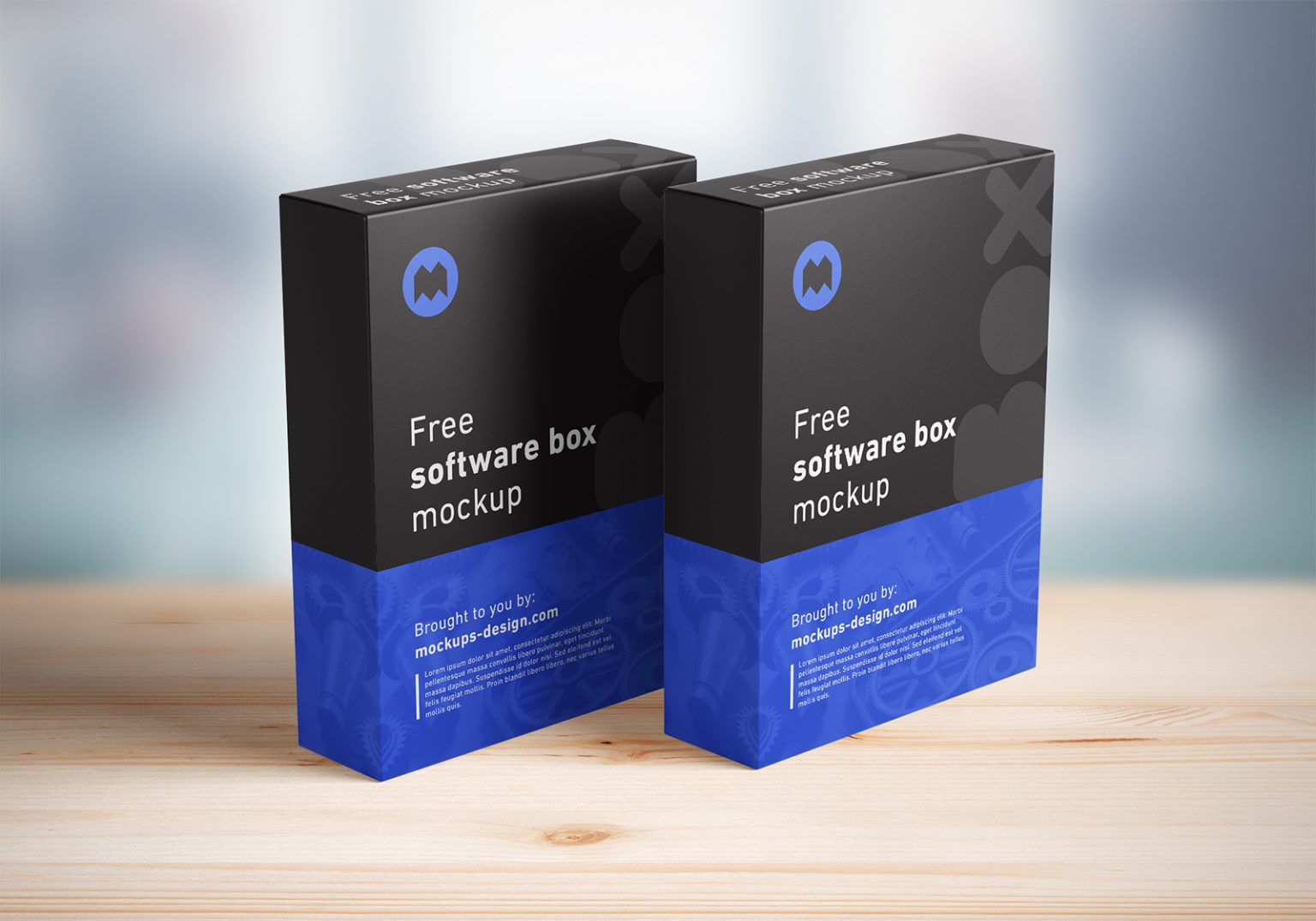 Download Free Software Box Mockup 03 | Mockup World HQ