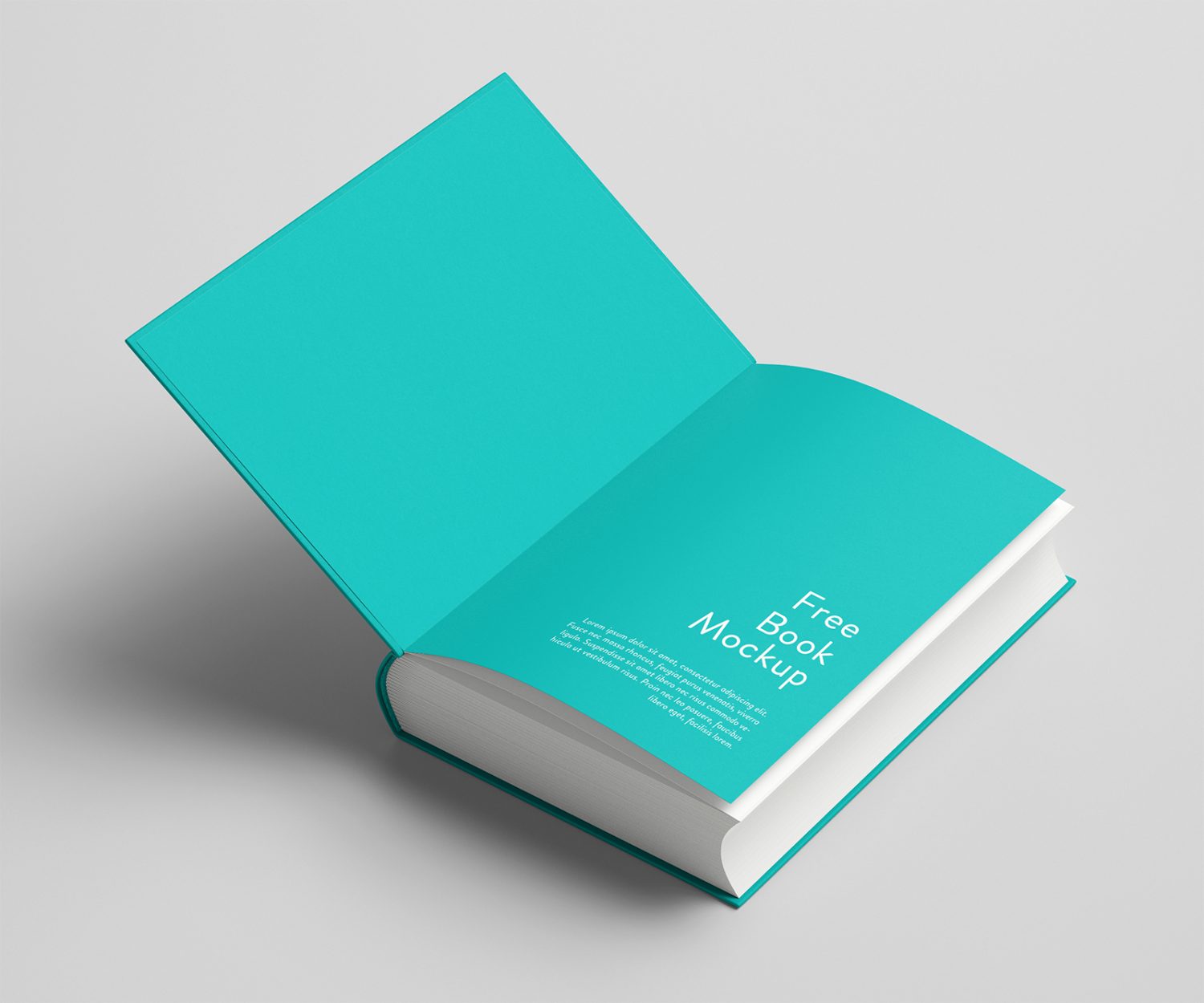 Free Thick Hardcover Book Mockup