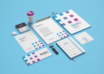 Free Stationery Branding Mockup