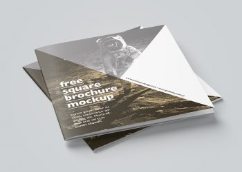 Square Brochure Mockup