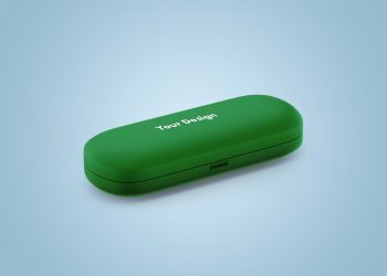 Glasses Case Mockup Free Set