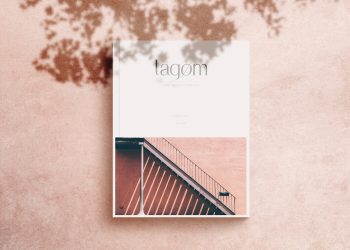 Free A4 Magazine Mockup