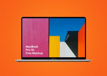 Free MacBook Pro 16 Mockup