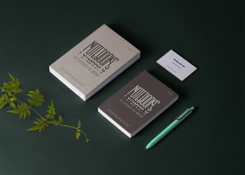 Notebook Stationery Mockup