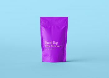 Pouch Bag Packaging Free Mockup