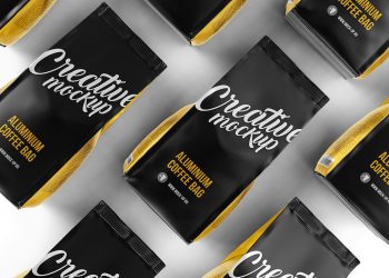 Coffee Pouch Packaging Free Mockup