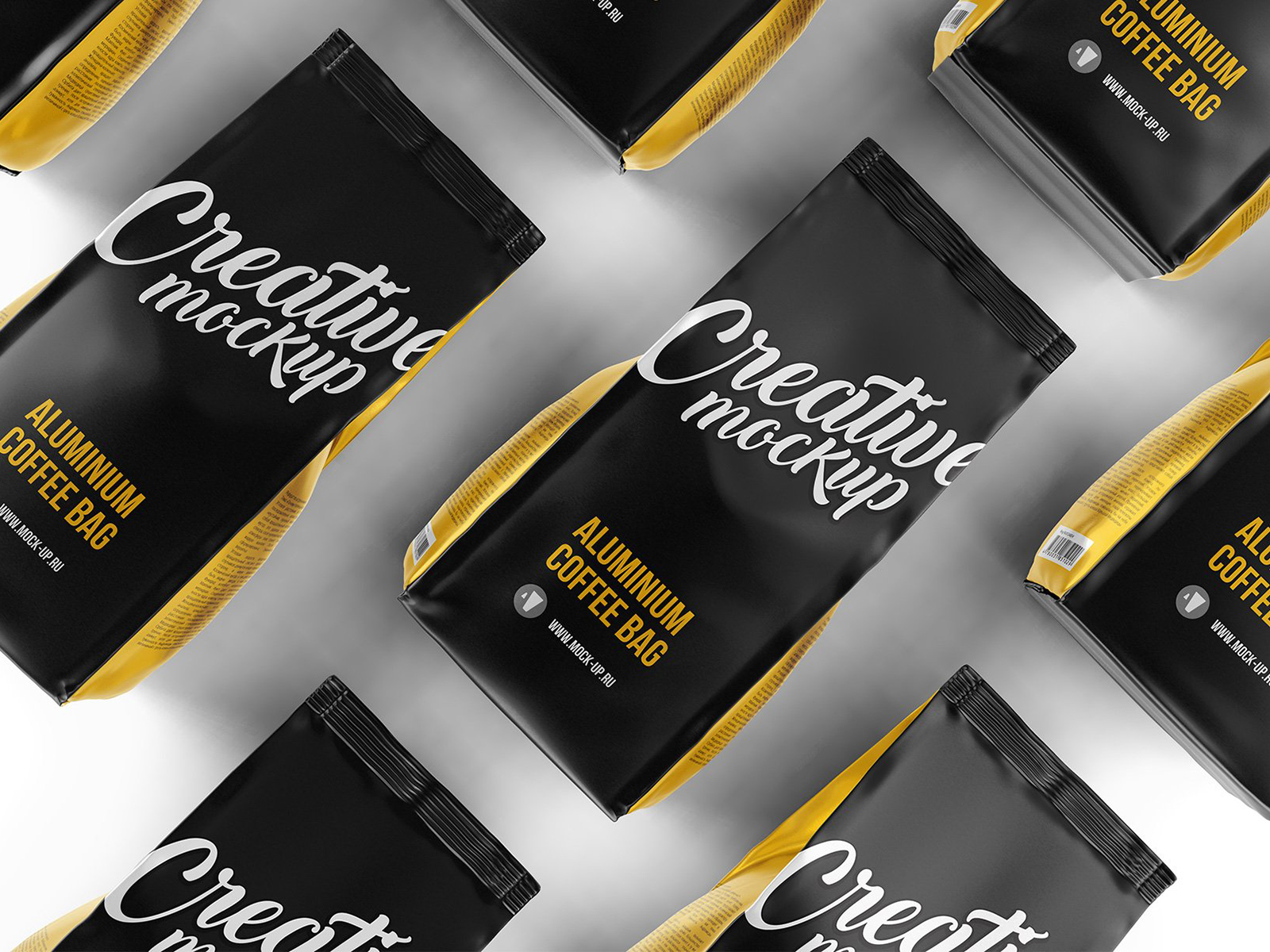Coffee Pouch Packaging Free Mockup