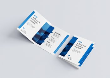 Bi-Fold Brochure Free Mockup