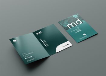 Branding Presentation Folder Free Mockup