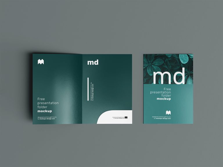 Branding Presentation Folder Free Mockup | Mockup World HQ