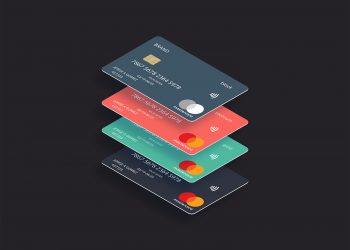 Contactless Credit Card Design Free Mockup