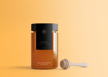 Honey Jar Package Free Mockup