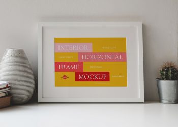 Interior Horizontal Frame Free Mockup