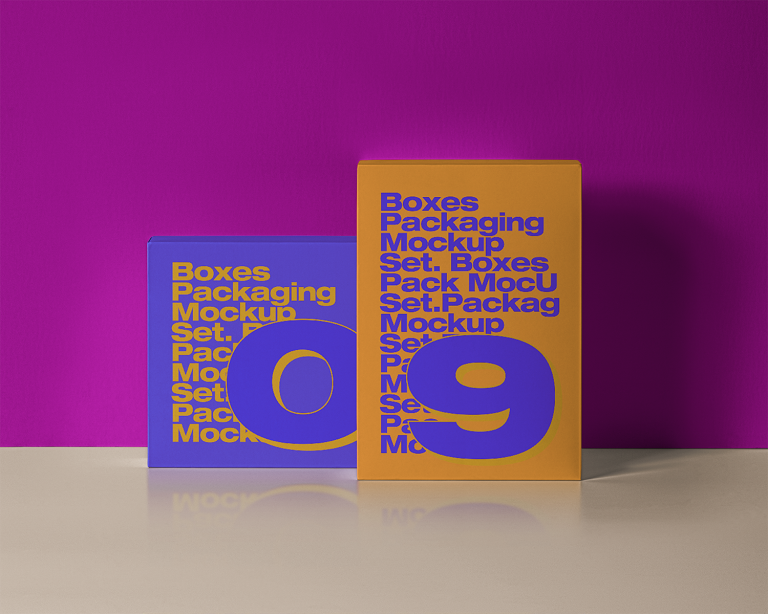 PSD Product Box Packaging Free Mockup | Mockup World HQ