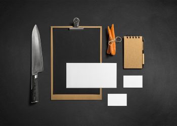 Restaurant/Bar Stationery Branding Mockup