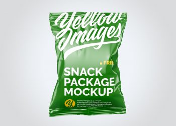 Snack Package PSD Free Mockup