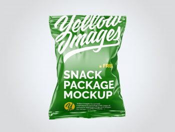 Snack Package PSD Free Mockup