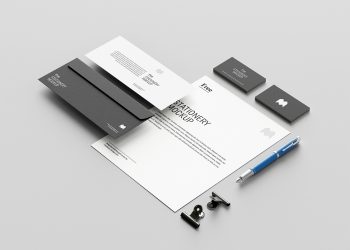 US Stationery Free Mockup