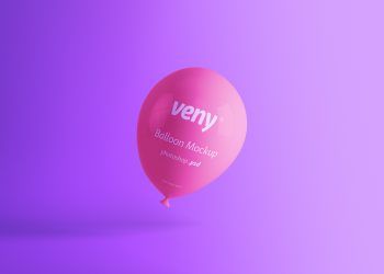 Balloon PSD Free Mockup