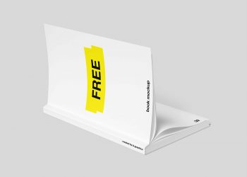 Free Book Cover Mockup PSD