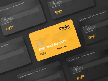 Free Credit Cards/Gift Cards Mockup