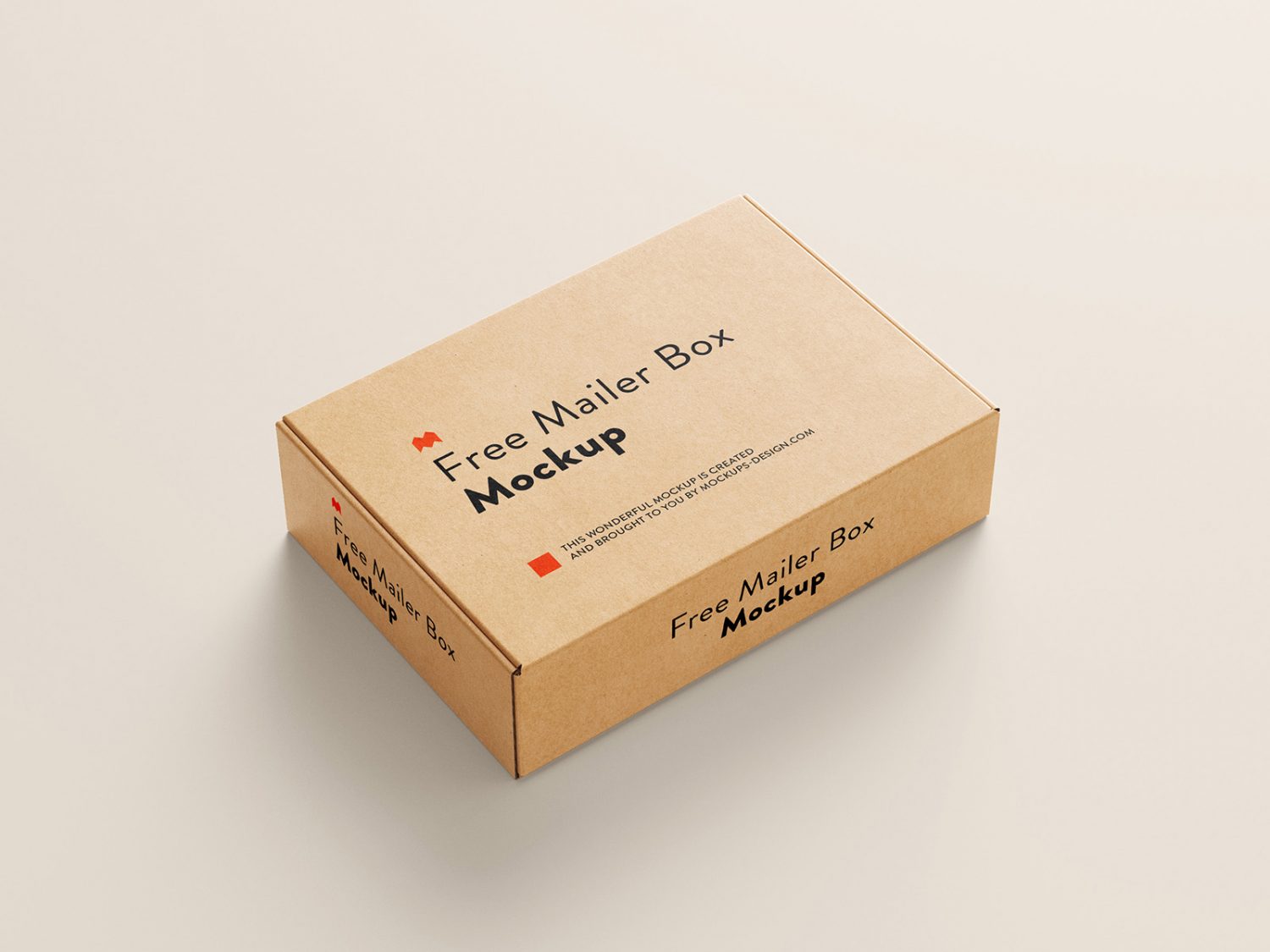 Free Mailer Box Mockup Set