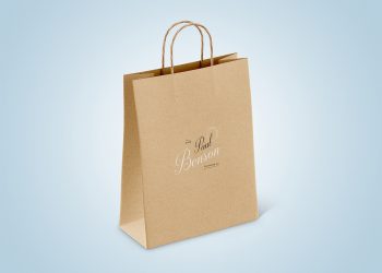 Free Paper Bag Mockup Set