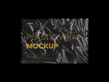 Plastic Wrap Texture Free Mockup