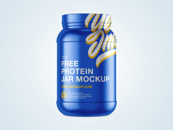 Protein Jar Free Mockup 2lb