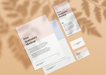 Simple Stationery Free Mockup